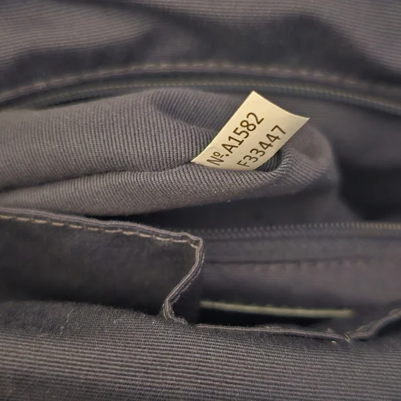 EUC Coach Collete Navy Leather Handbag - Picture 2 of 8